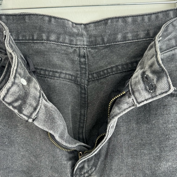 Distressed Black Denim Painters Jeans - Picture 4 of 14